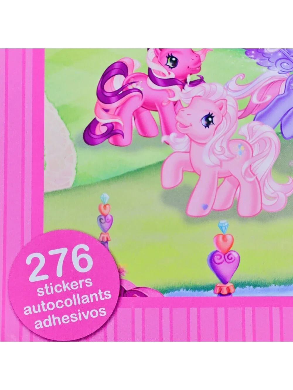 My Little Pony Stickerland Book – 276 Stickers – 4 Pages - 269 Total Stickers